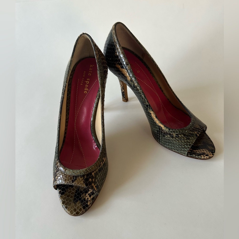 Kate Spade Python Open Toe‎